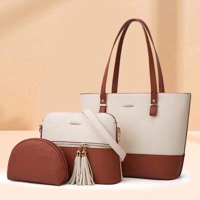 China 2021 fashion hot sale ladies shoulder bags vintage PU vegan purse women's leather handbag for sale