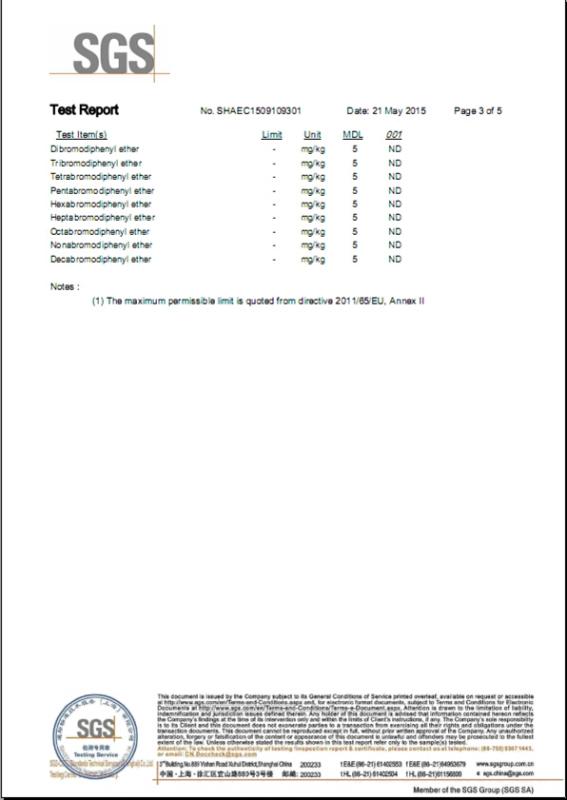 RoHS - Wuxi Eternal Eagle Textile Co., Ltd.