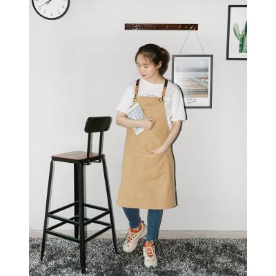 China Exquisite Canvas Durable Soft Comfortable Canvas Aprons Cheap Eco - Friendly Kitchen Eco - Friendly for sale