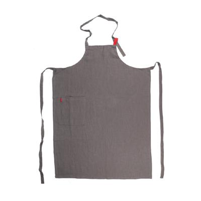 China Japanese Style AZO Free Housewife Long Kitchen Cooking Use Simple Canvas Apron For Bartender for sale