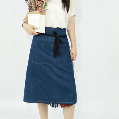 China Hot Selling Stylish And Stylish Apron Waist Denim Custom Logo Eco - Friendly for sale