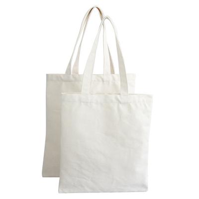 China Custom Handled Canvas Logo Environmental Protection Shoulder Portable Shopping Tote Bag for sale