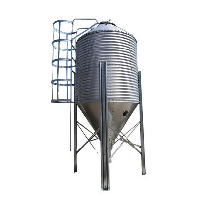 China Farm Feed Silo Factory Direct Sale Farm Equipment Hopper Grain Bottom Storage Steel Silo for sale