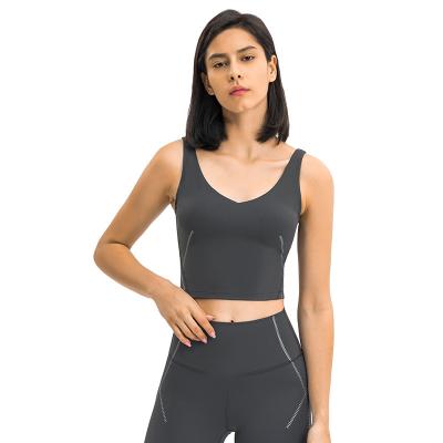 China DW107 Factory Outlet Breathable Women Crop Top Yoga Jogging Equipments To Wear Shockproof Breathable Quick Dry Sports Bras for sale