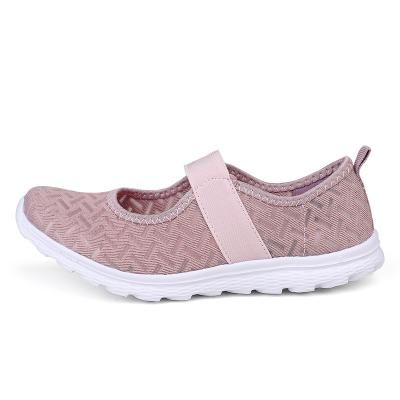 China Light Fashion Elastic Colorful Flat Cloth Shoes Wholesale Women Shoes for sale