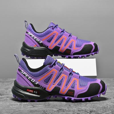 China New Arrival High Quality Non-slip Comfort Outdoor Trekking Cushioning Hiking Shoes Women Men for sale