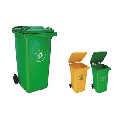 China Sustainable Public Waste Classification Management Trash Can 50 Liters Polyethylene Plastic Large Capacity Trash Can for sale