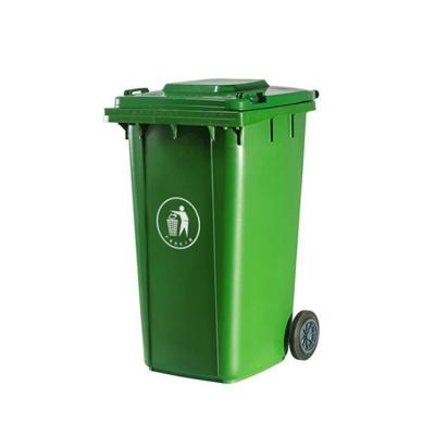 China Wholesale Sustainable High Quality 240L Capacity Large Outdoor Wheelie Outdoor Storage Trash Bin for sale