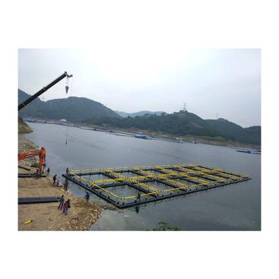 China HDPE / PE Fish Fishing Cage For Fish Juveniles , Fish Cage Floating for sale