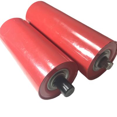 China Hot Sale Mining Industry Mining Equipment Parts Conveyor Belt Carry Roller Guide Roller Nylon Conveyor Rollers for sale