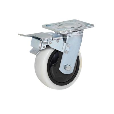 China Industrial Trolley 6 Inch Heavy Duty Nylon Caster Wheels for sale