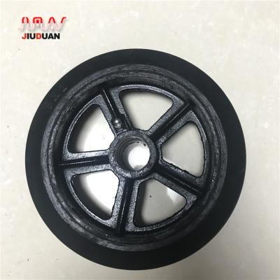 China swivel & 8 Inch Rigid Swivel With Brake Rubber Caster Wheel Golf Cart Wheel for sale