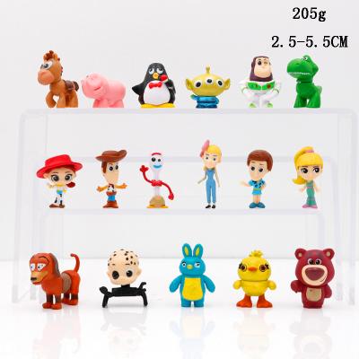 China Plastic Cartoon Toy 17pcs/set Action Number PVC Anime Cartoon Figure Toys For Sale for sale