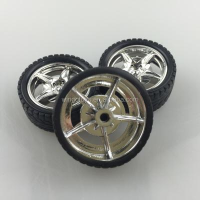 China Plastic Pvc+pp Toy Accessories Wheel For Toy Radio Control Car for sale