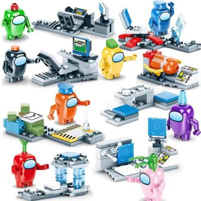 China Building Toy 8 In 1 Among The Game Us Action Number Building Block Toys Bricks Online Amazon Supply for sale