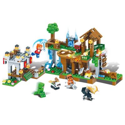 China The Building Toy 426pcs/set My World Steve Village House Mine Figures Assemble Building Blocks Bricks Toys For Children for sale