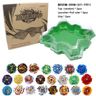 China Top Stadium Battle Set New BeybladeS Beystadium Burst Green Evolution Star Storm Battle Arena Stadium Set for sale