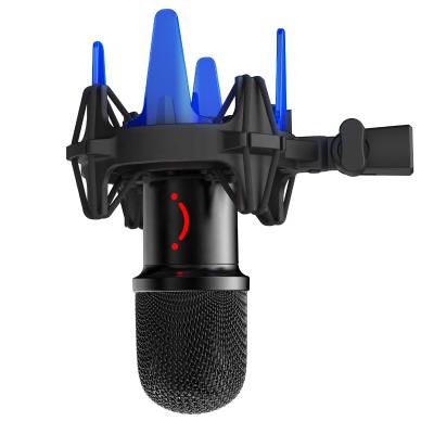 China USB RGB MIC Microphone Fifine K651 USB Condenser for Studio Gaming Recording Podcasting Professional Microphone with LED Light for sale