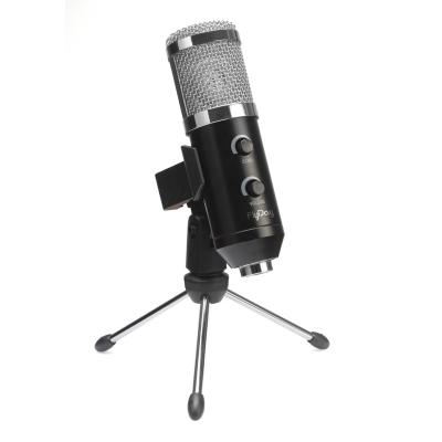 China Cable USB Microphone OEM fa K056C USB Condenser Microphone With Echo Gain Desktop Laptop Mic Game Streaming Recording MIC 48-50mm CN; GUA 78db for sale