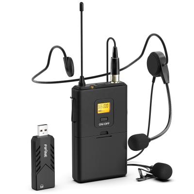 China Latest Lavalier Professional Wireless Microphone Fifine K031B Conference Collar Microphone Lavalier Lapel MIC for sale