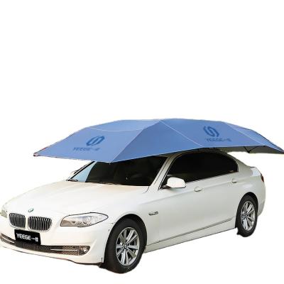 China Modern Remote Control Auto Car Shade Umbrella Folding Cover Top Car Umbrella for sale