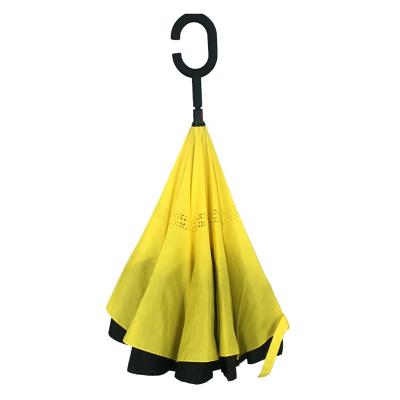 China Traditional Wholesale Reverse Reverse Umbrella Double Layer Made in China for sale