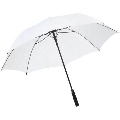 China Large Traditional White Golf Umbrella With Custom Logo With 100pcs MOQ Ombrello Pilgrims Umbrellas for sale