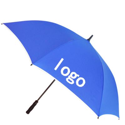 China New Traditional 2019 Long Windproof OEM Golf Umbrella With Customized Logo Factory for sale