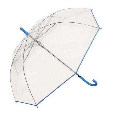 China All In 1 EVA POE Clear Plastic Cheap Umbrella Transparent Umbrella for sale