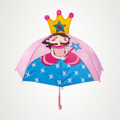 China 2019 Fashion 3D Design Kids Princess Umbrella Children Character Umbrella With Fashion Design With Ears for sale