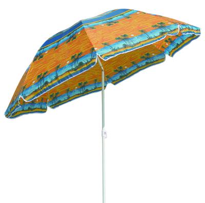 China Disassembly Canvas Beach Umbrella Wind Beach Hawaii Beach Umbrella Sun Resistant Umbrella for sale