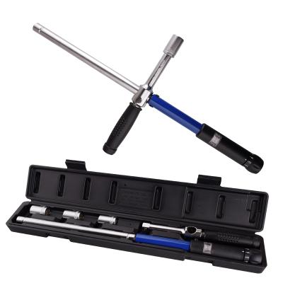 China Power Portable Scale Cross Wrench Set Window Torque Wrench Professional Tire 7-170Nm Tire Changing Tools for sale