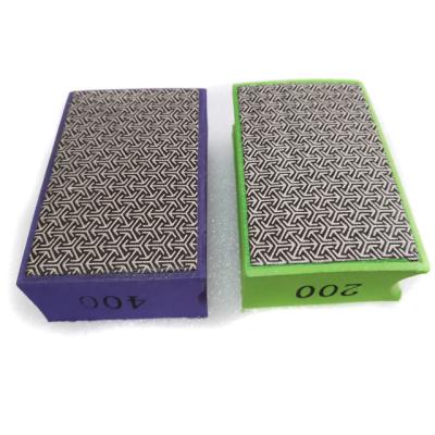 China New Diamond Tools Polishing Pad Hold by Hand Grinding for Ceramic Glass Marble Sintered Stone Surface Te koop