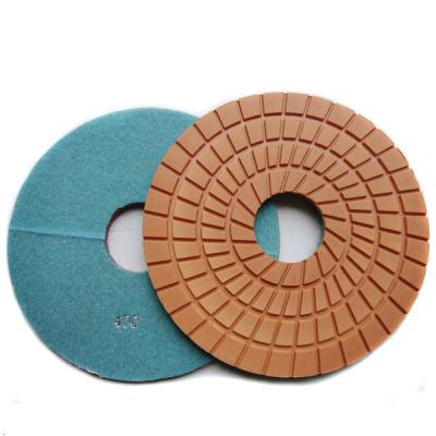 China 8'' 200mm 220mm 230mm Wet Use Resin Flexible 200mm Polishing Pad Grinding and Polishing for Stone Te koop