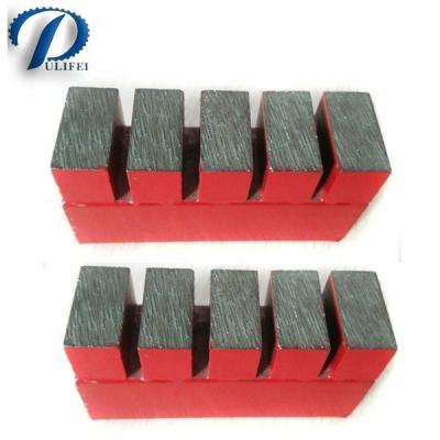 China 5 Grinding Segment Type Diamond Grinding Block for Concrete Floor Stone Grinding for sale