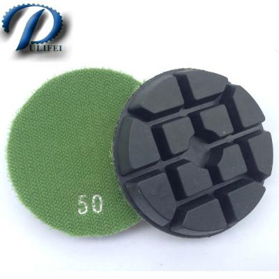 Cina Hybrid Pad 80mm Polishing Backing Concrete Resin Hybrid Polishing Pad for Concrete Floor Grinding in vendita