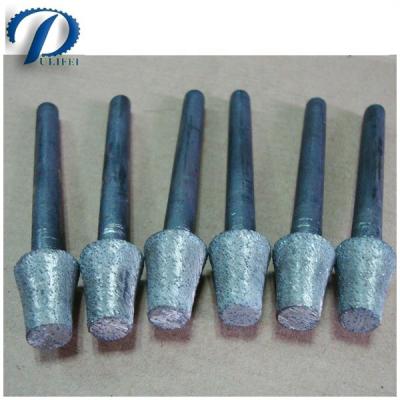 Chine Stone Carving Power Tools Parts Abrasive Burr Bits Sintered Diamond Burr For Granite à vendre