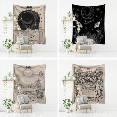 China American style custom tarot printed polyester wall decoration hot selling tapestry for sale