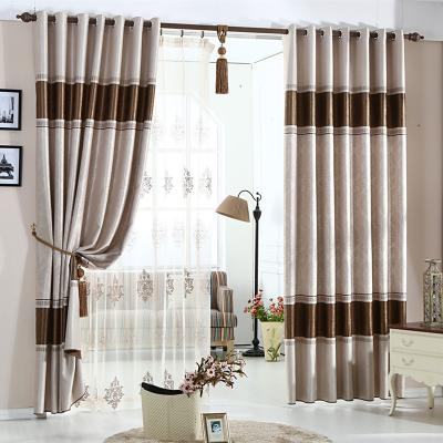 China European Embossed Luxury Blackout Blackout Curtain Jacquard Customized Curtains For Living Room for sale