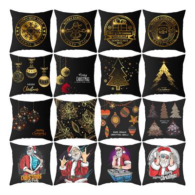 China Anti-Bacteria Christmas 45x45cm 18x18 Inches Luxury Decorative Home Decor Tile Cushion Covers for sale