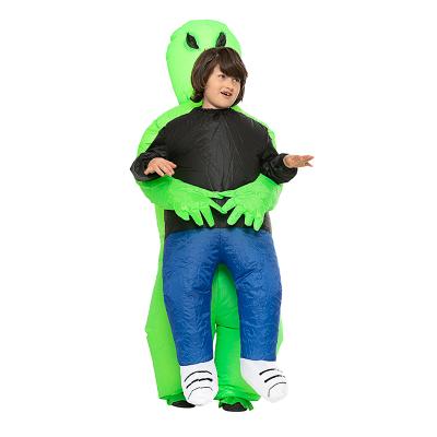 China Funny Inflatable Costume For Kid Person Costume Halloween Inflatable Standing Blow Up Costume for sale