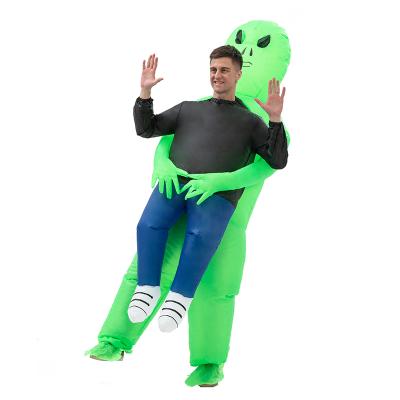 China Funny Funny Inflatable Alien Costume AND Inflatable Hug Human Walking Costume for sale