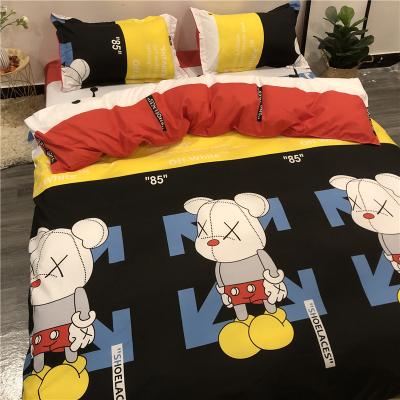 China Modern 100% Cheap Nondisposable Polyester Cartoon Bedding Sets Of Comforter For Bedroom for sale