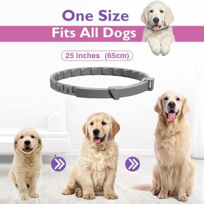 China Stocked Dog Calming Pheromone Collar 3-pack lasts 60 days to relieve anxiety or stress 25-inch adjustable relaxing comfort collar detach for sale