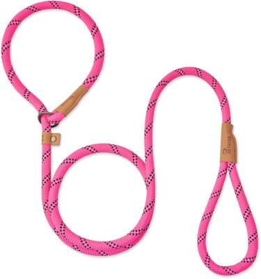 China Stocked 5 feet (about 1.3 m) sliding leash, heavy duty leash for small, medium, and large dogs, reflective, sturdy and comfortable loop for sale