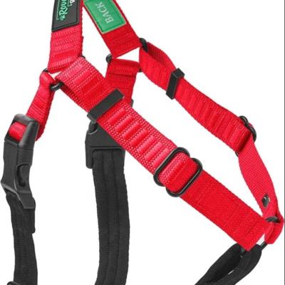 China Stocked Dog chest strap, adjustable neck strap, medium 2.54 cm, teal for sale