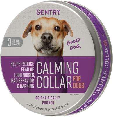 China Stocked Dog calming collar, reduce anxiety pheromone collar, release pheromones for 30 days, help calm during noisy noises and separatio for sale