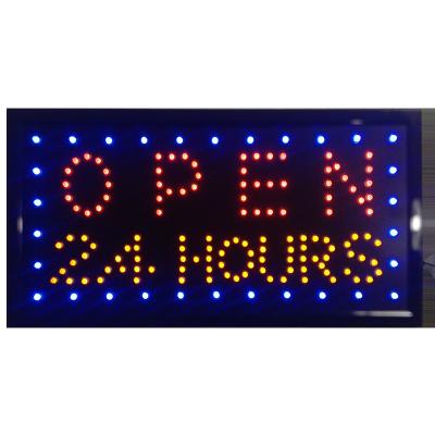 China Buildings Amazon 2021 Best Selling 24 Hours Open Neon Sign Customized Open Power Saving LED Sign for sale