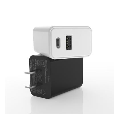 China Mobile Phone Etl Ce Ukca Pse Certified PD Adapter Pd30w Type-C Wall Charger Plug Usb Charger Pd30w Quick Charger EU/USA For Tablets for sale