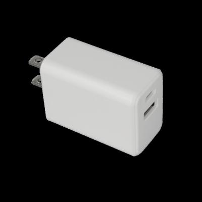 China Mobile Phone Pd30w USB-A Charger And Type-C Dual Port PD Charging Head For Phone for sale